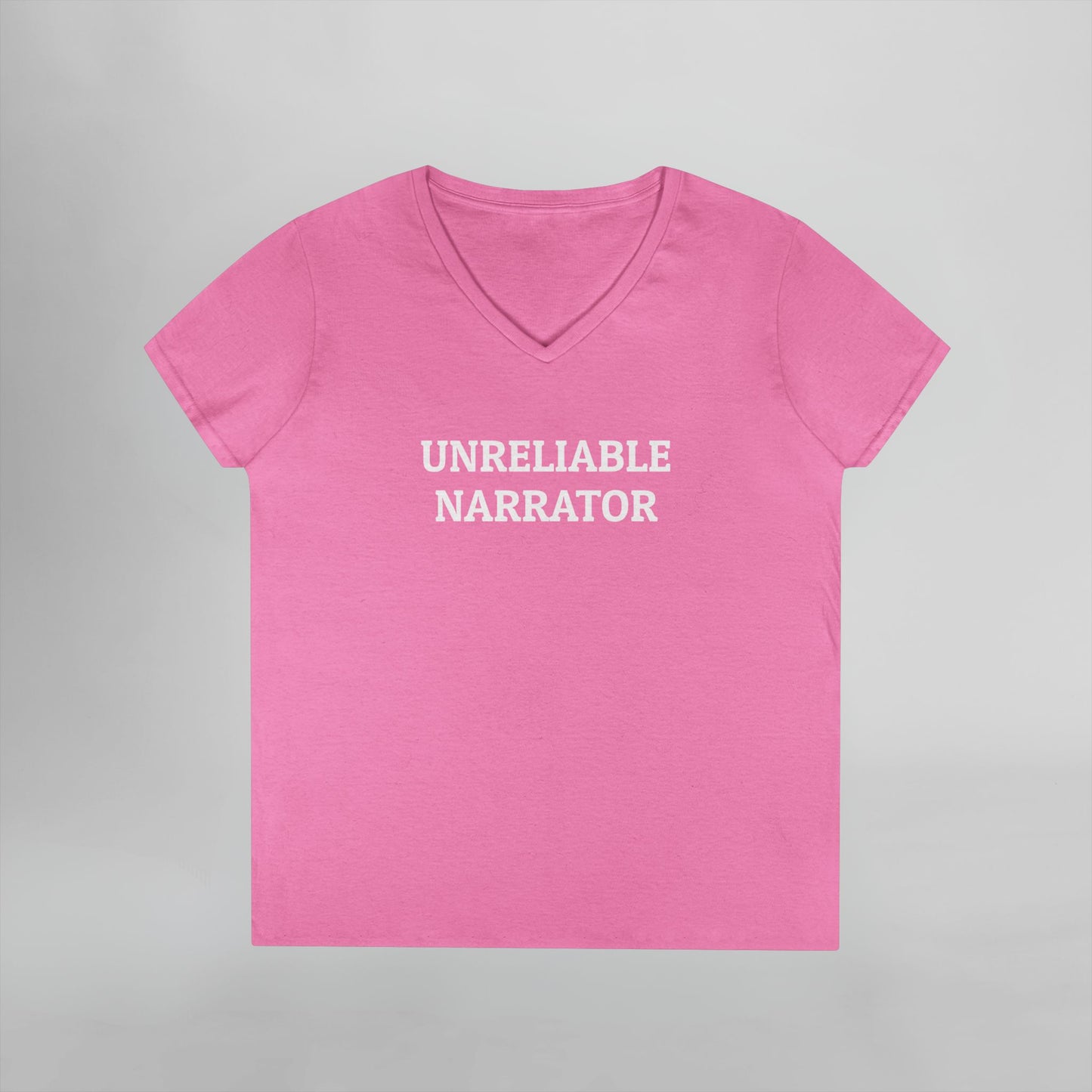 Unreliable Narrator Women's V-Neck Tee