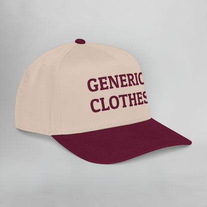 Generic Clothes Embroidered Mid Profile Baseball Cap