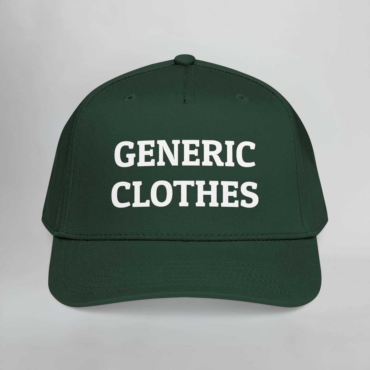 Generic Clothes Embroidered Mid Profile Baseball Cap