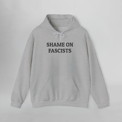Shame on Fascists Hoodie